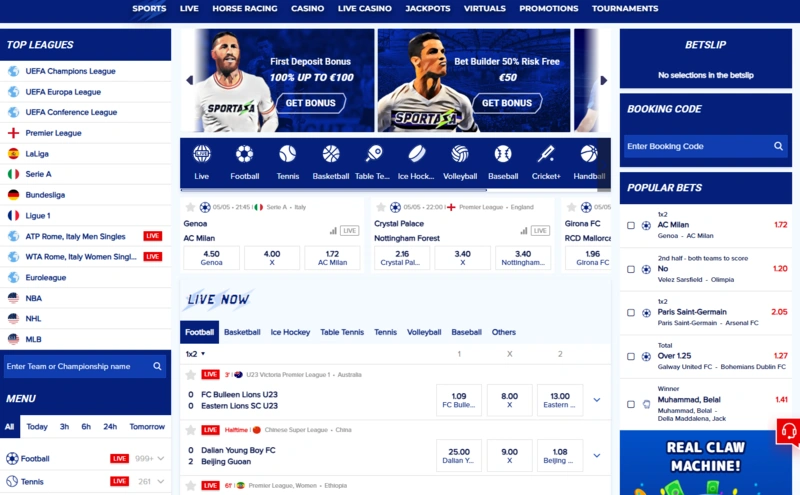 sportaza sports page